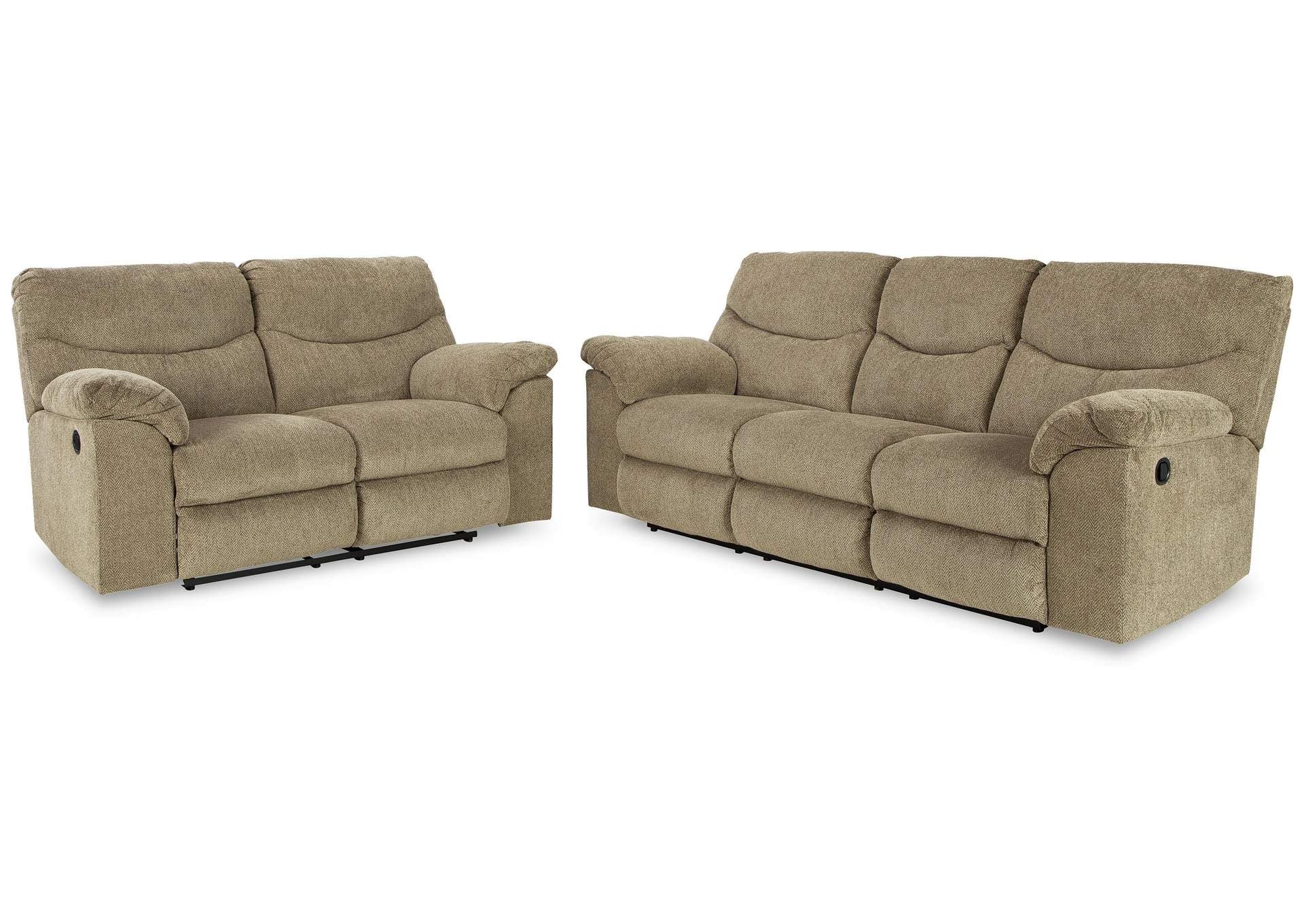 Alphons Manual Reclining Sofa and Loveseat