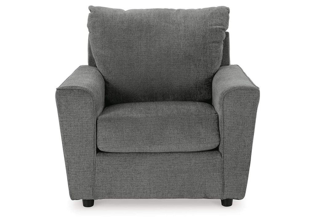 Stairatt Sofa, Loveseat, Chair and Ottoman front view