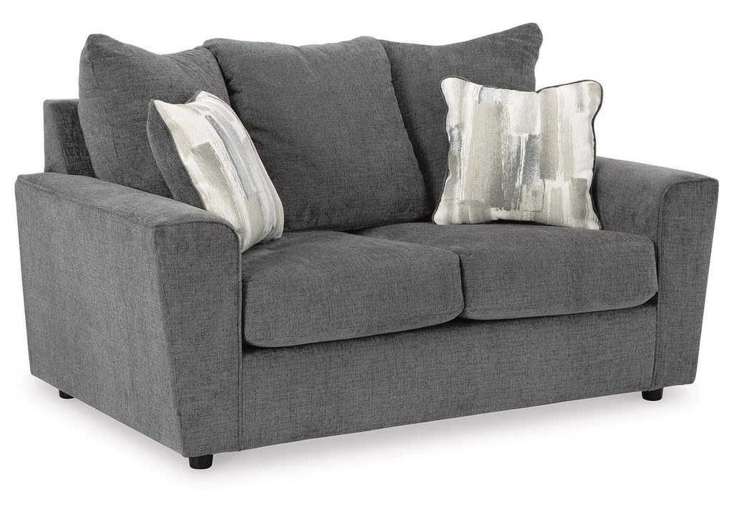 Stairatt Loveseat angled view