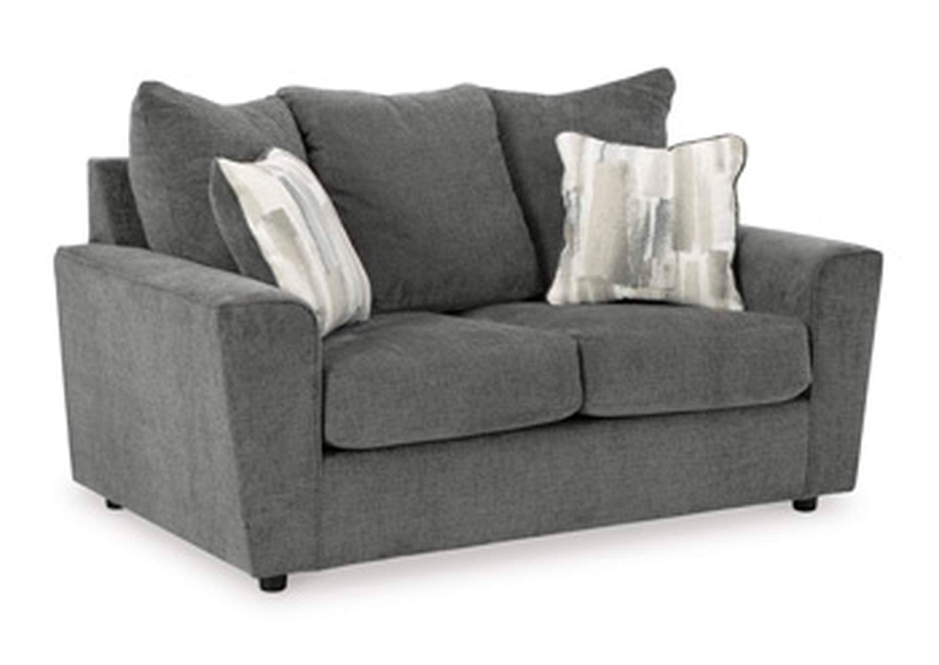 Stairatt Loveseat angled view
