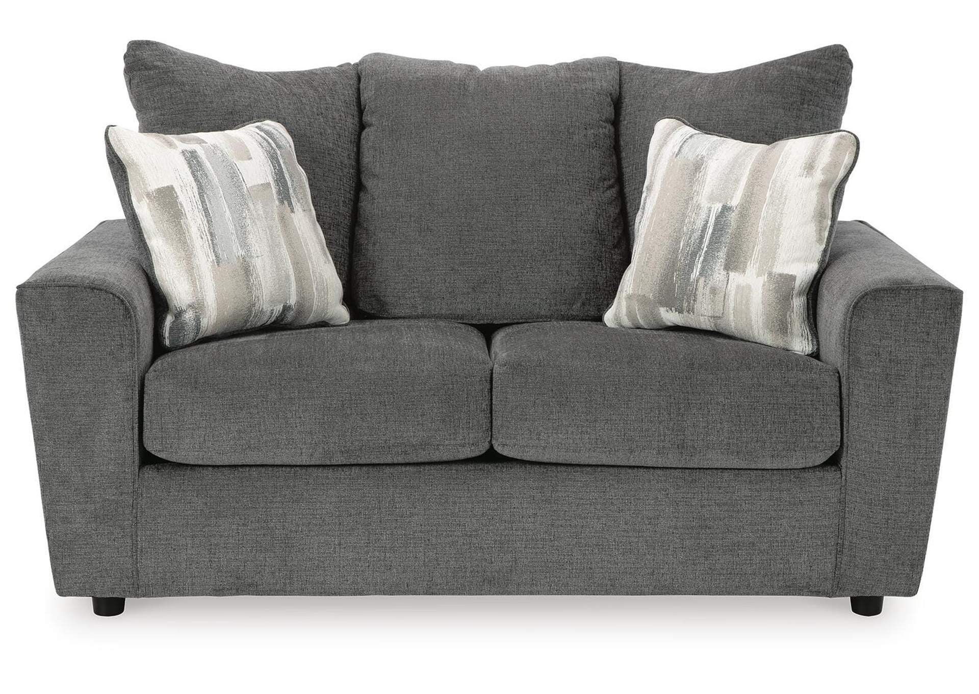 Stairatt Sofa, Loveseat, Chair and Ottoman front view
