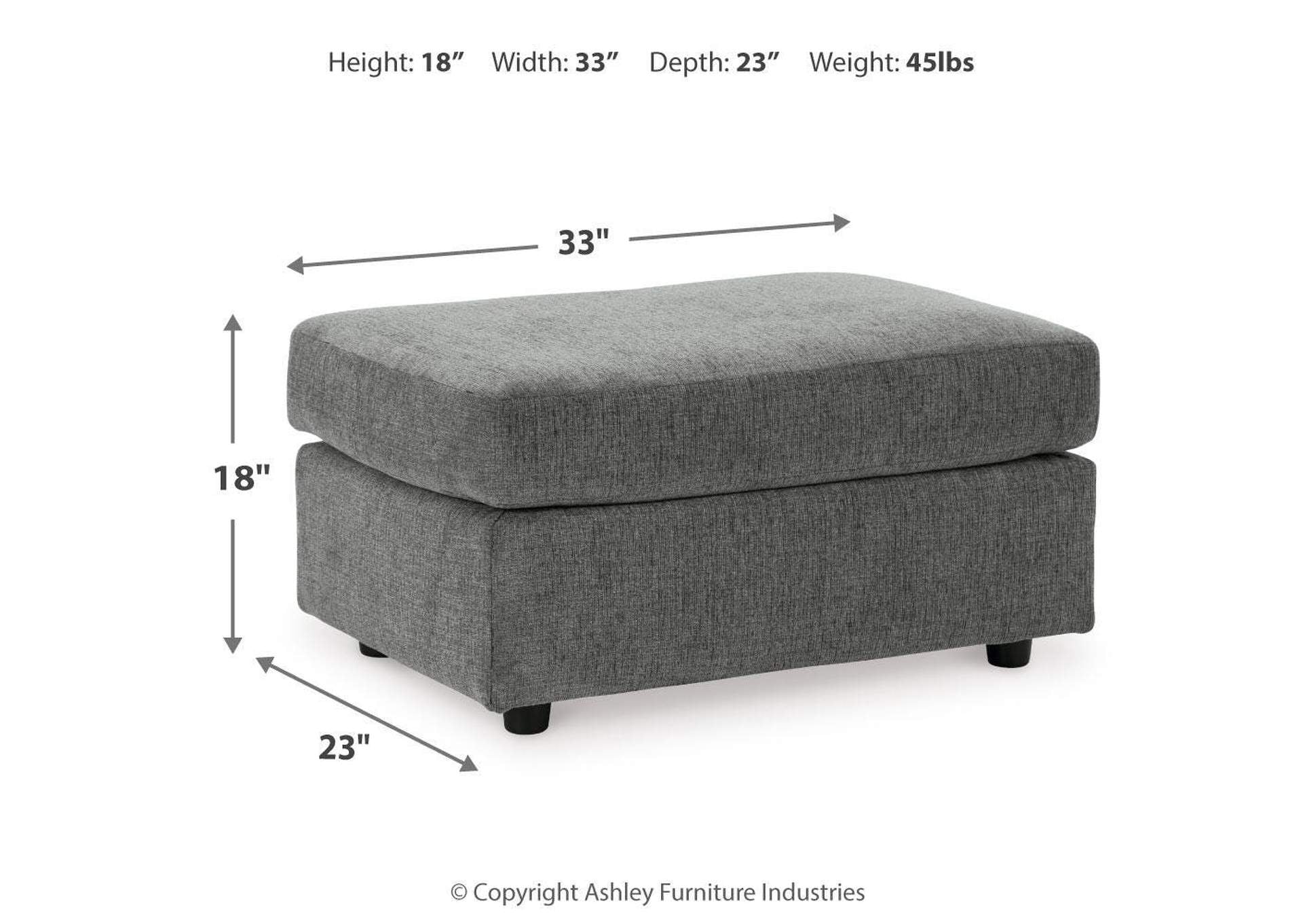 Stairatt Ottoman dimensions