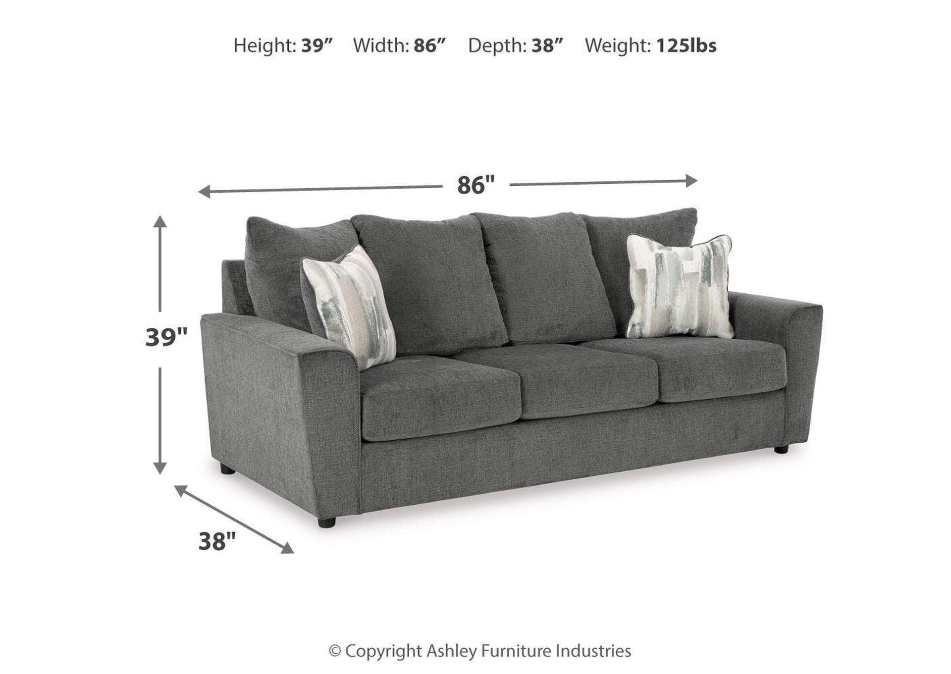 Stairatt Sofa dimensions