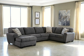 Ambee sectional, 3-Piece Sectional with Chaise · Left-Facing Chaise · 143 × 91 × 37 in, view 1
