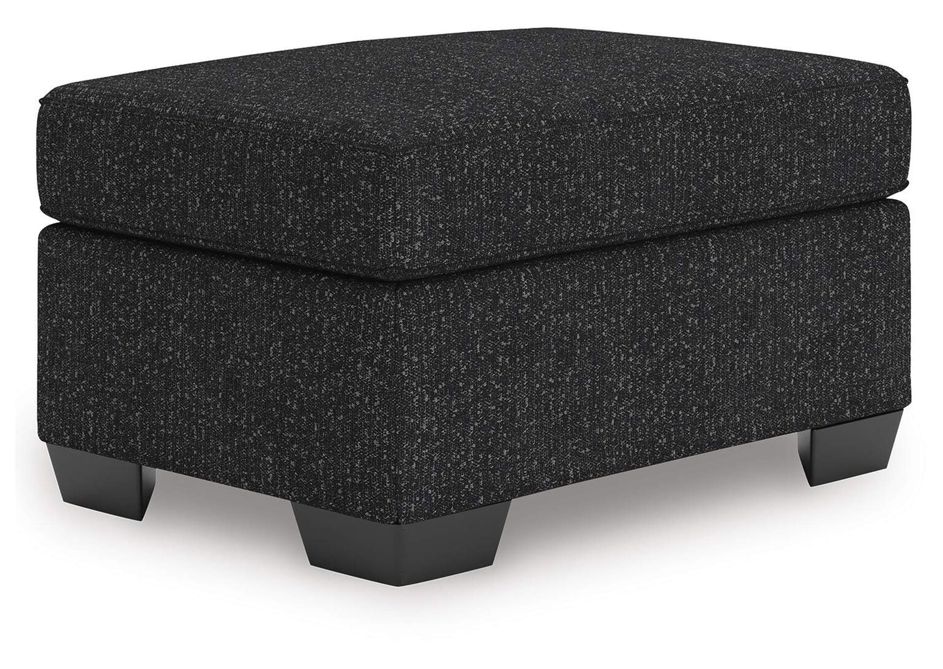 Jasmine Peaks Ottoman angled view