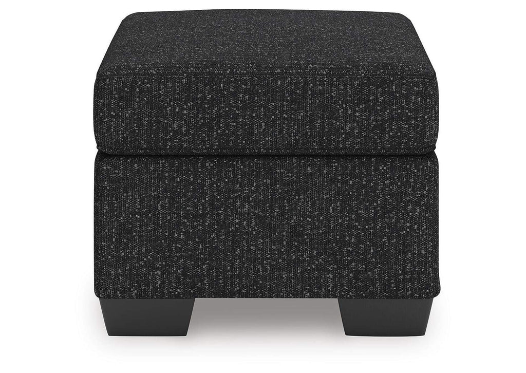Jasmine Peaks Ottoman side view