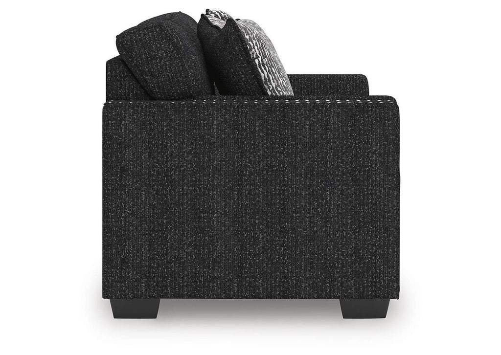 Jasmine Peaks Loveseat side view