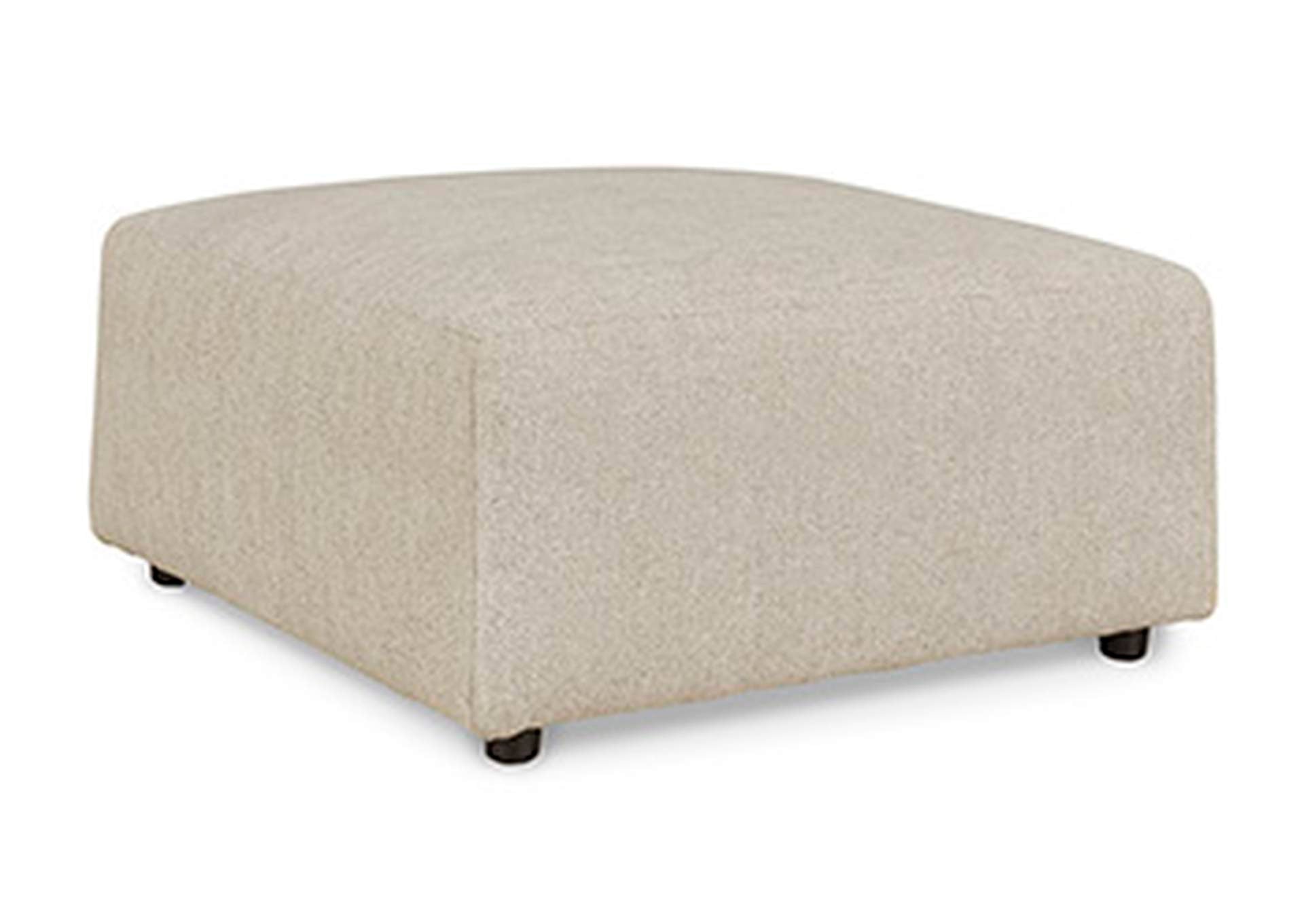 Edenfield Oversized Accent Ottoman angled view
