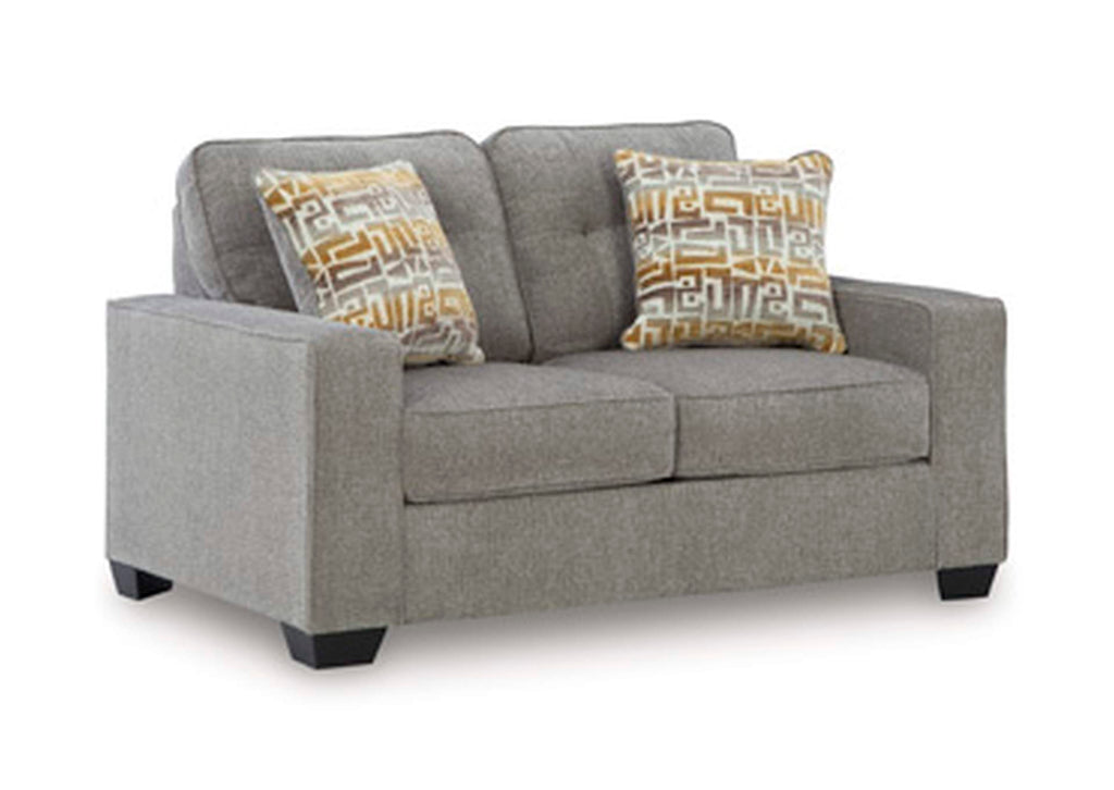 Storrow Sofa and Loveseat angled view