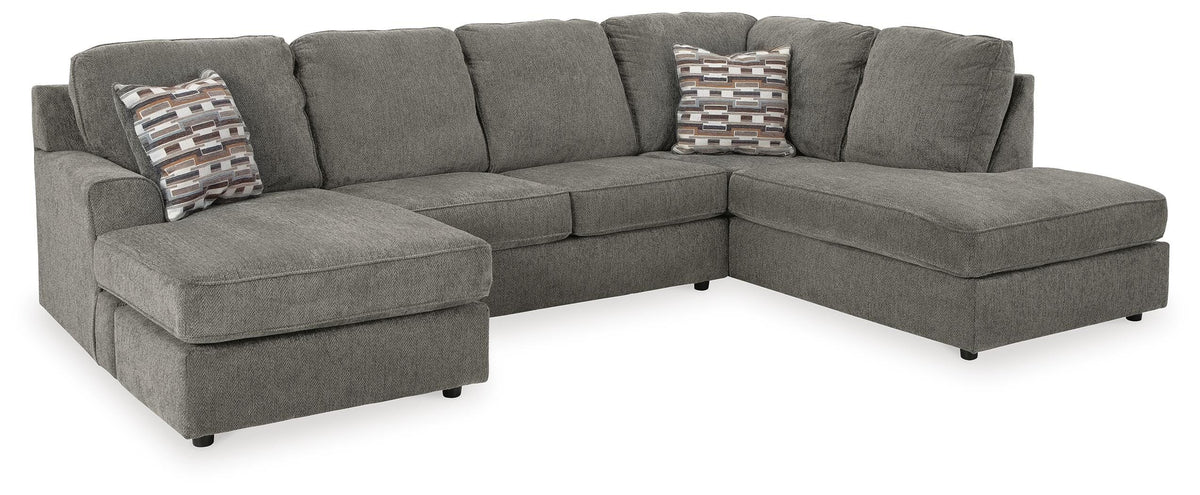 O'Phannon sectional, 2-Piece Sectional with Chaise · Right-Facing Chaise · 124 × 86 × 38 in, view 2