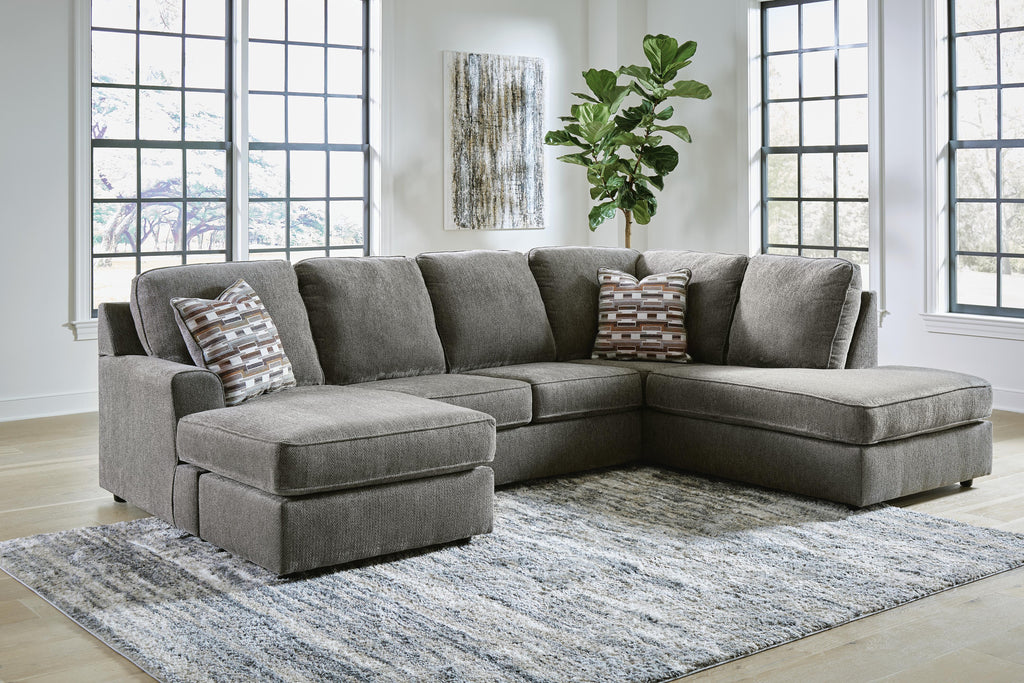 O'Phannon sectional, 2-Piece Sectional with Chaise · Right-Facing Chaise · 124 × 86 × 38 in, view 3