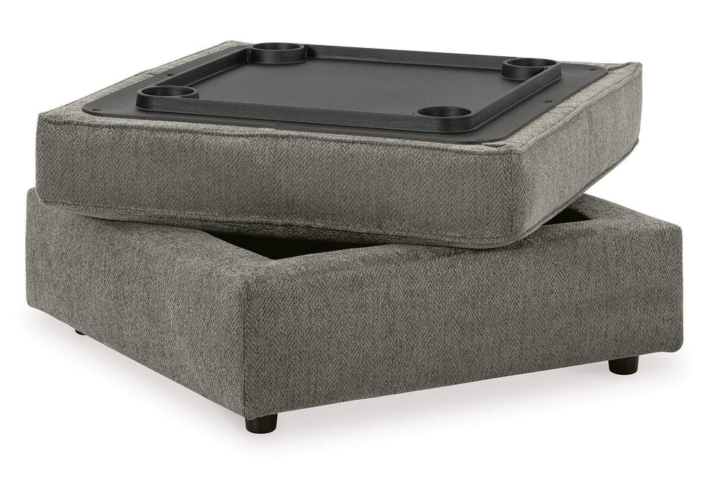 O'Phannon Ottoman With Storage angled view