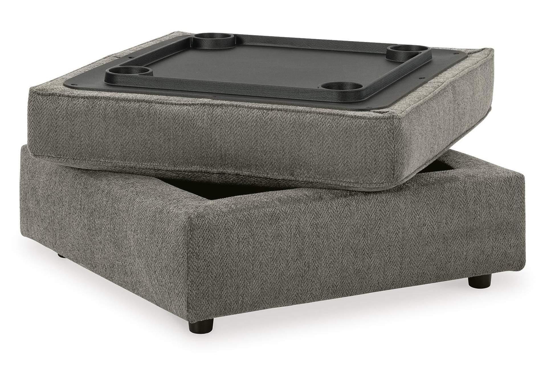 O'Phannon Ottoman With Storage angled view