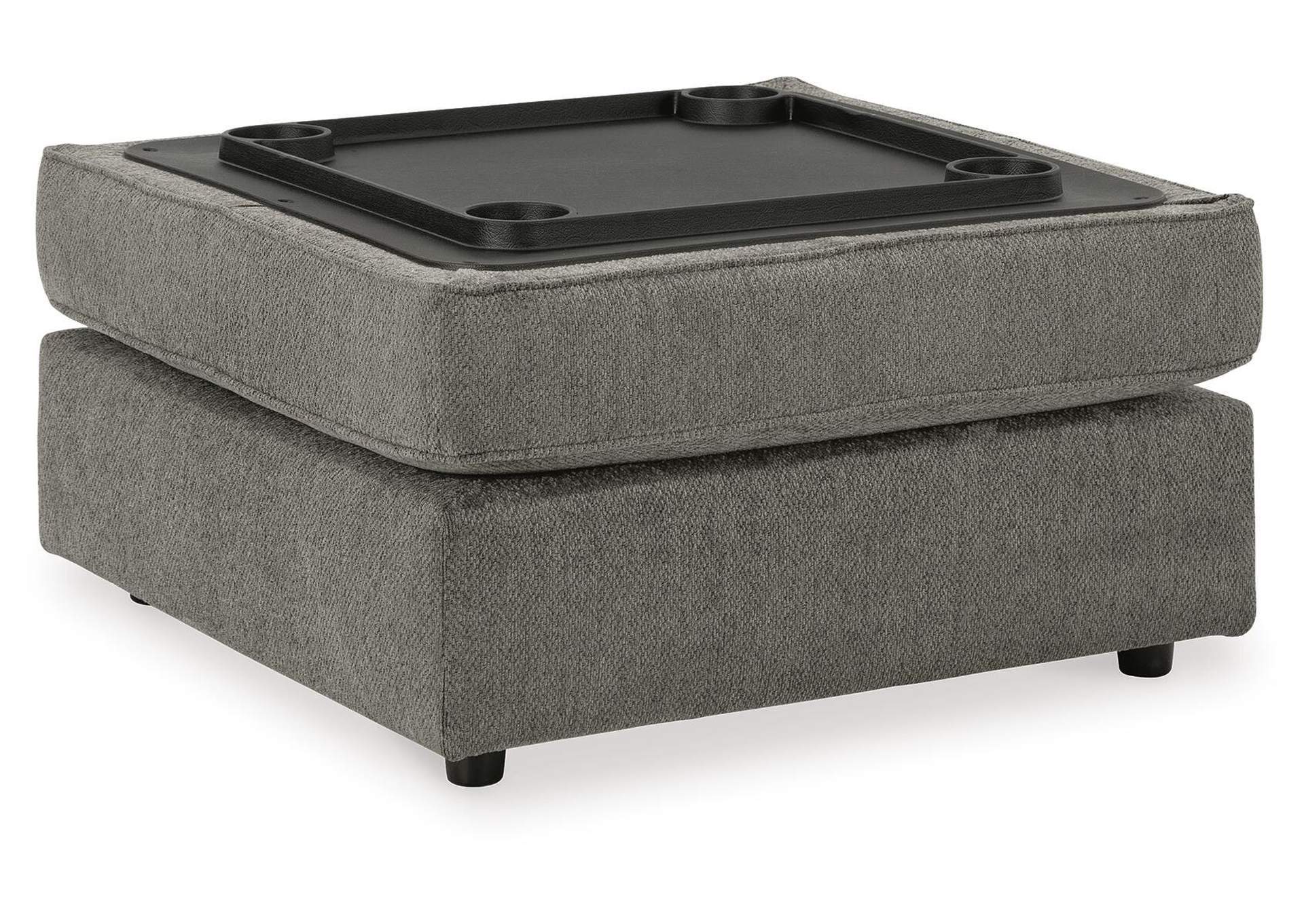 O'Phannon Ottoman With Storage angled view