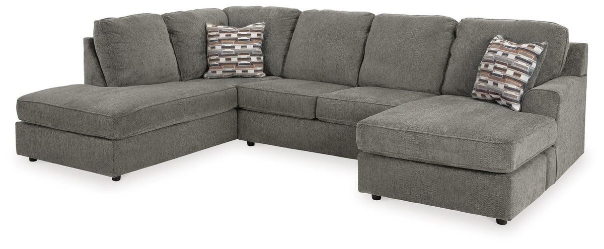 O'Phannon sectional, 2-Piece Sectional with Chaise · Left-Facing Chaise · 124 × 86 × 38 in, view 2