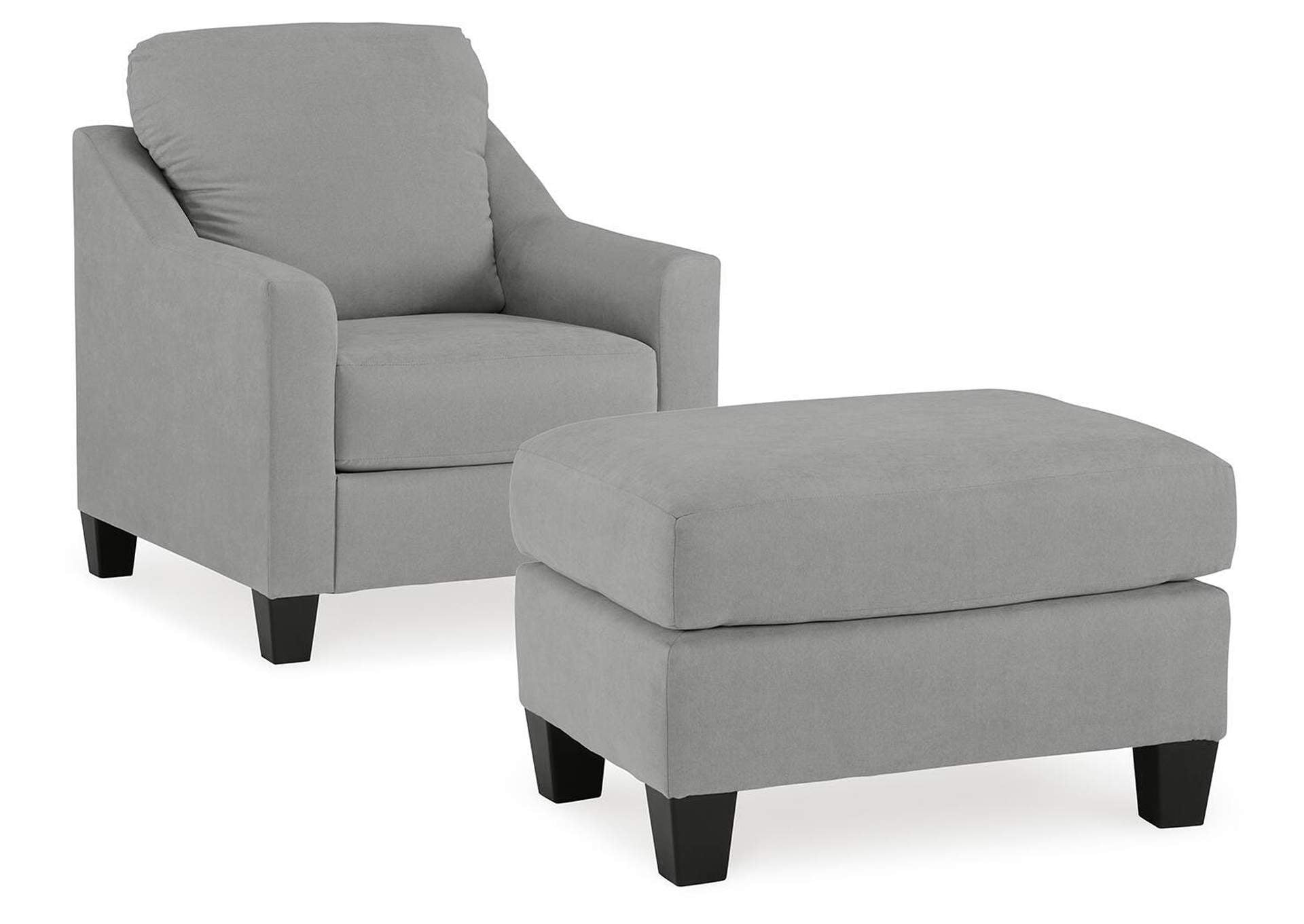 Adlai Chair and Ottoman