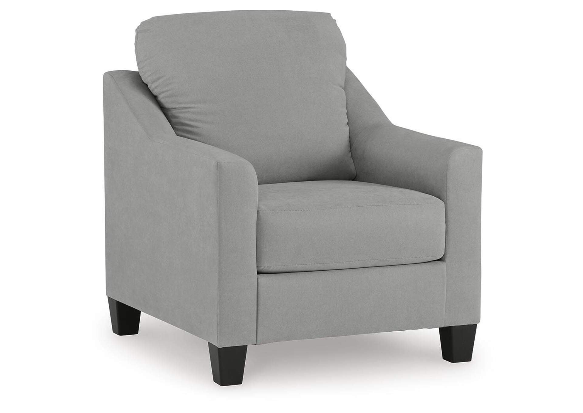 Adlai Sofa, Loveseat, Chair and Ottoman angled view