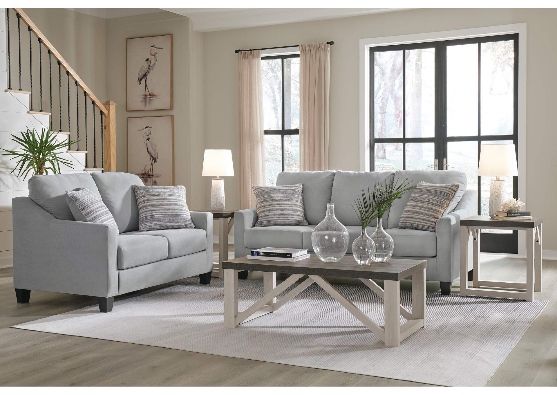 Adlai Sofa and Loveseat