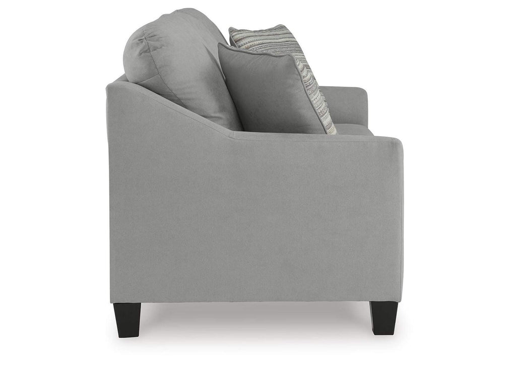 Adlai Sofa, Loveseat, Chair and Ottoman side view