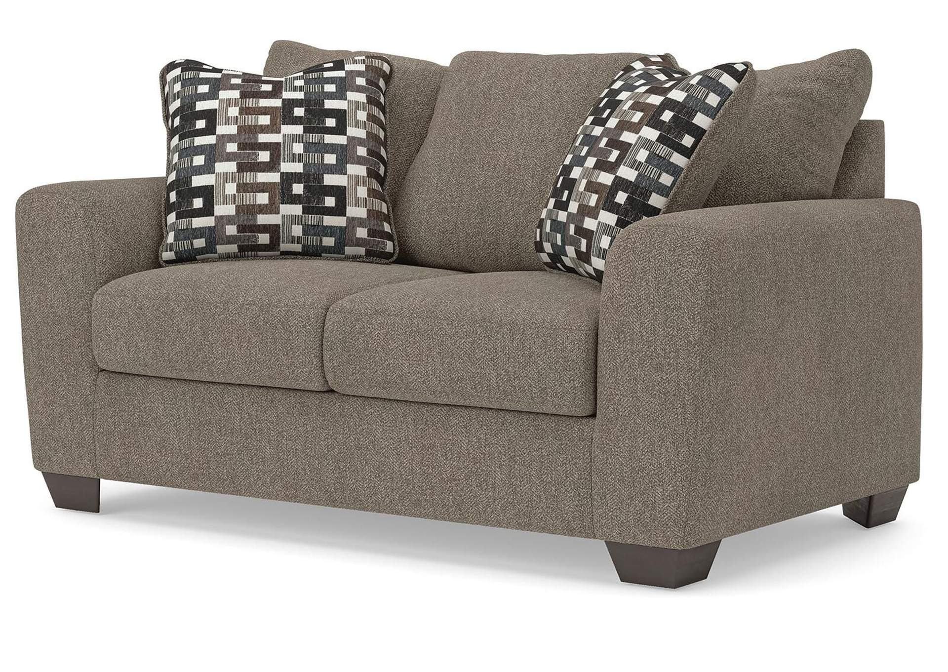 Triston-Peaks Loveseat angled view