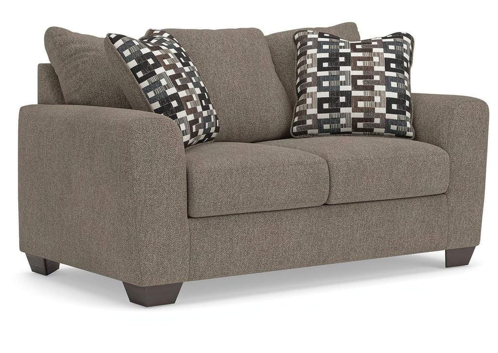 Triston-Peaks Loveseat angled view