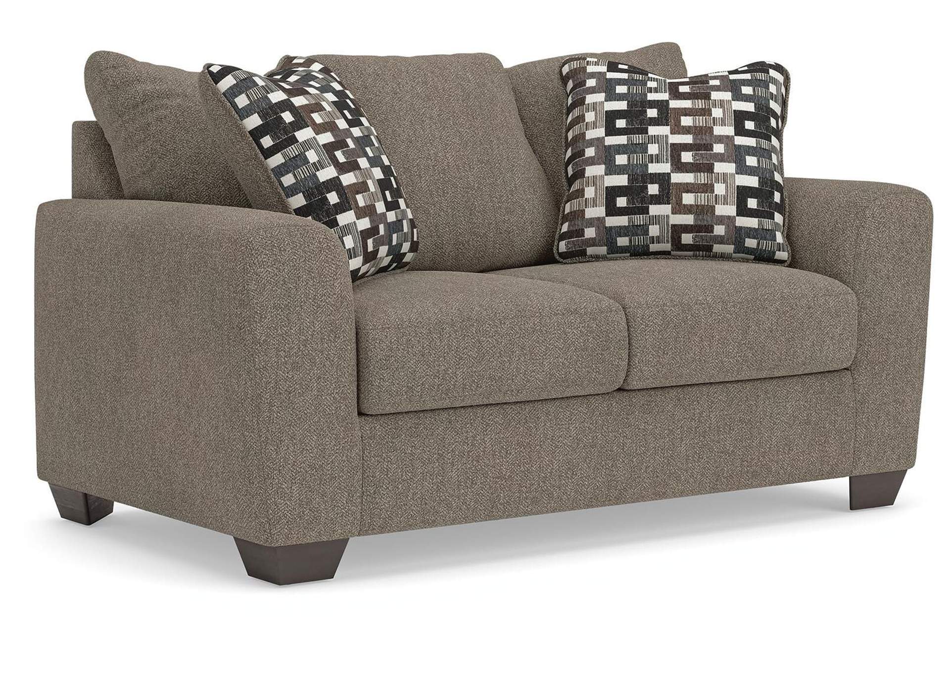 Triston-Peaks Loveseat angled view