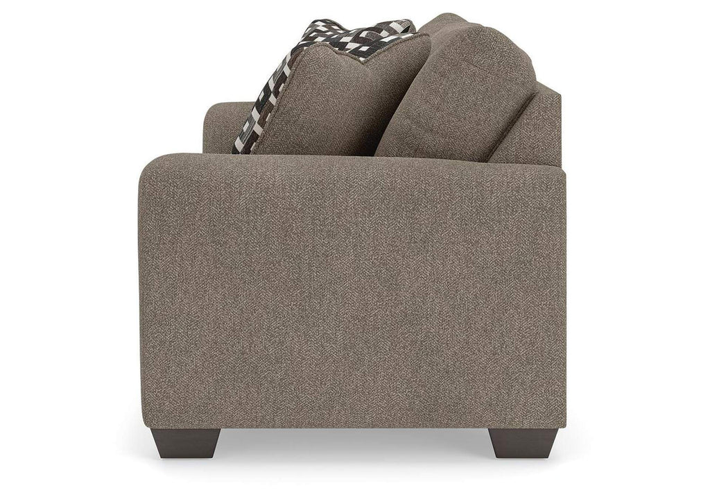 Triston-Peaks Loveseat side view