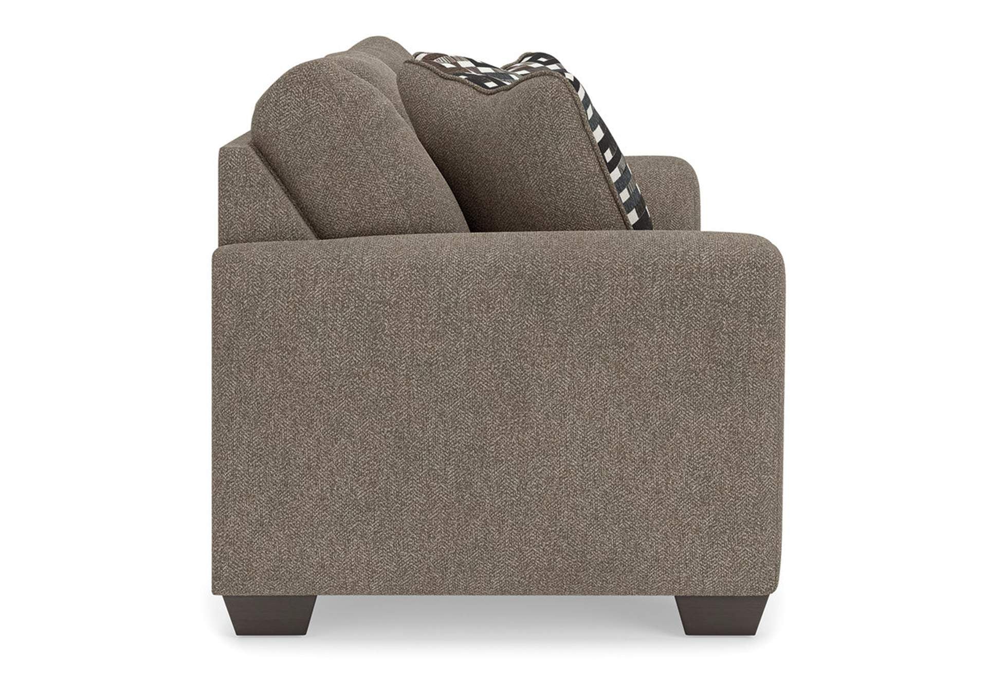 Triston-Peaks Loveseat side view