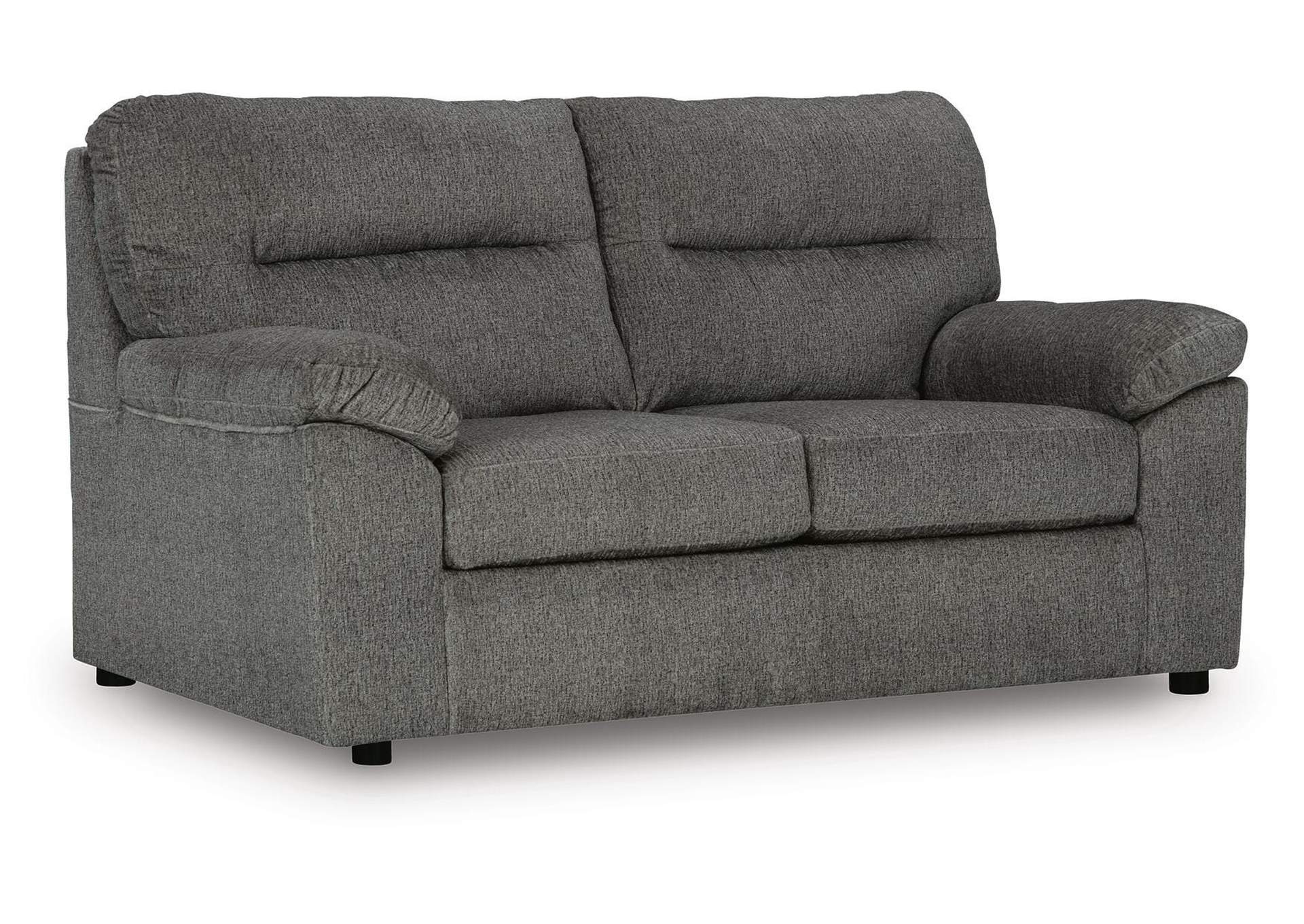 Bindura Loveseat angled view