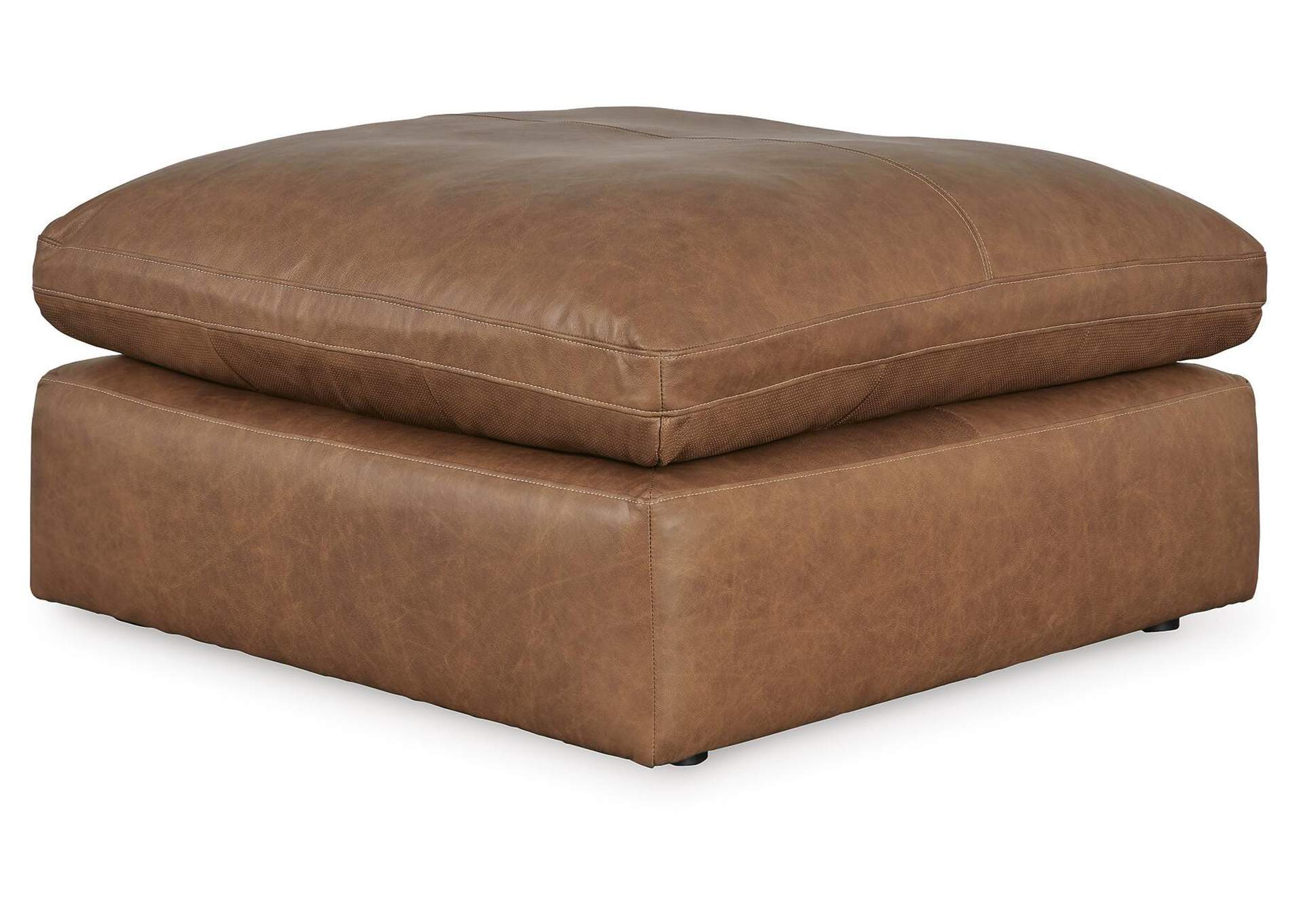 Emilia Oversized Accent Ottoman angled view