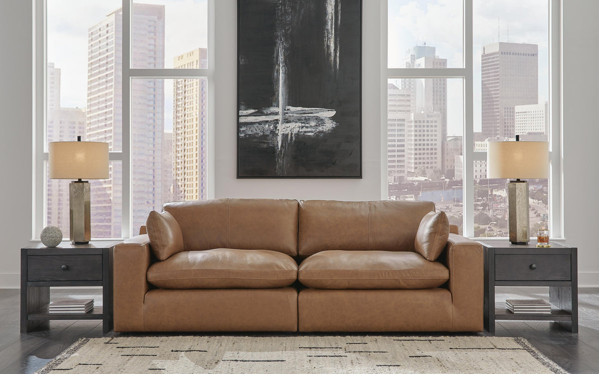 Emilia sectional, 2-Piece Sectional Loveseat · 98 × 41 × 36 in, view 2