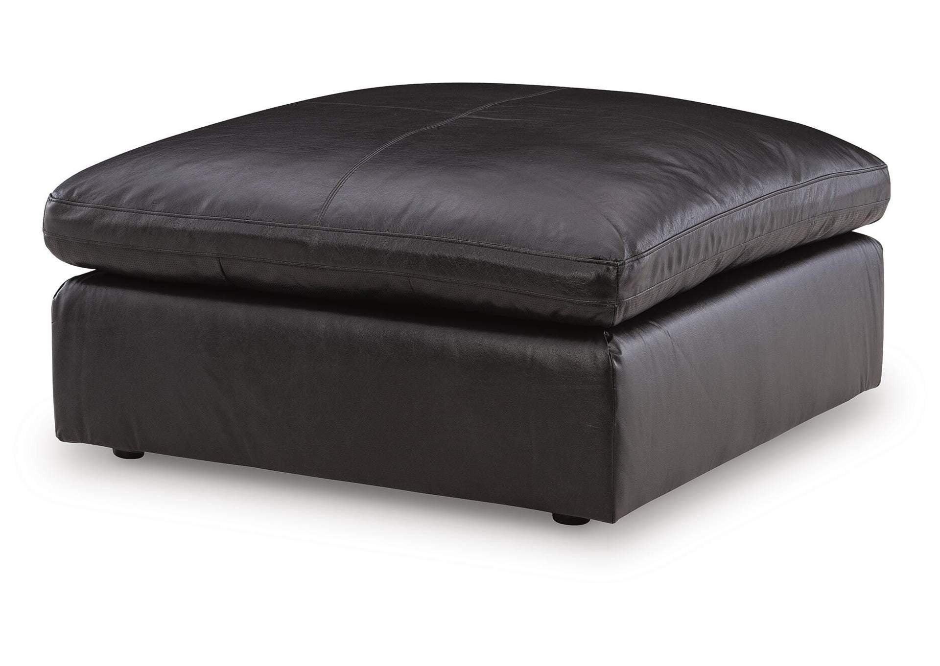 Emilia Oversized Accent Ottoman angled view