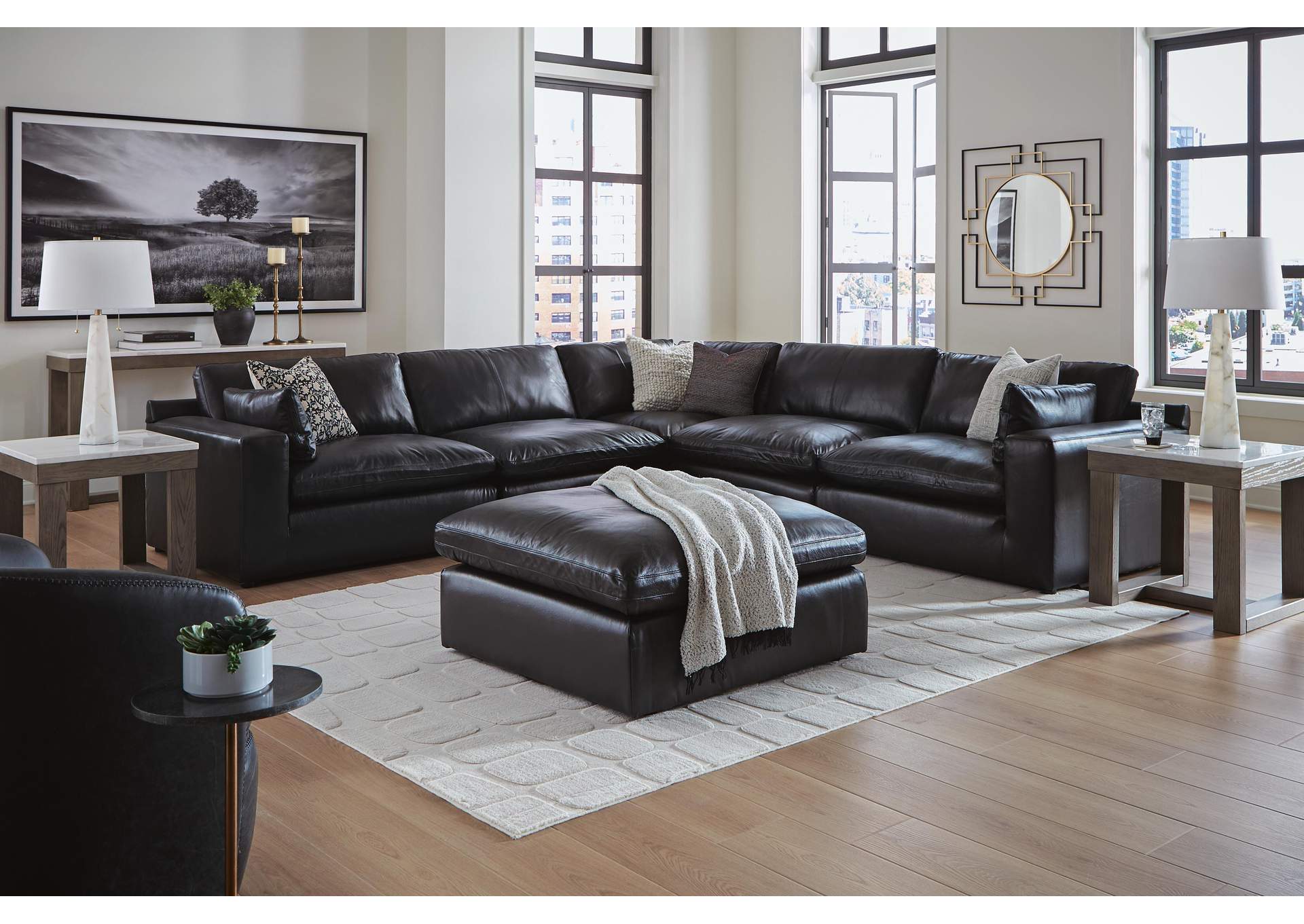 Emilia Oversized Accent Ottoman