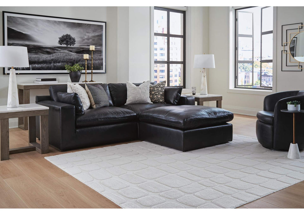 Emilia Leather Modular Sofa and Loveseat