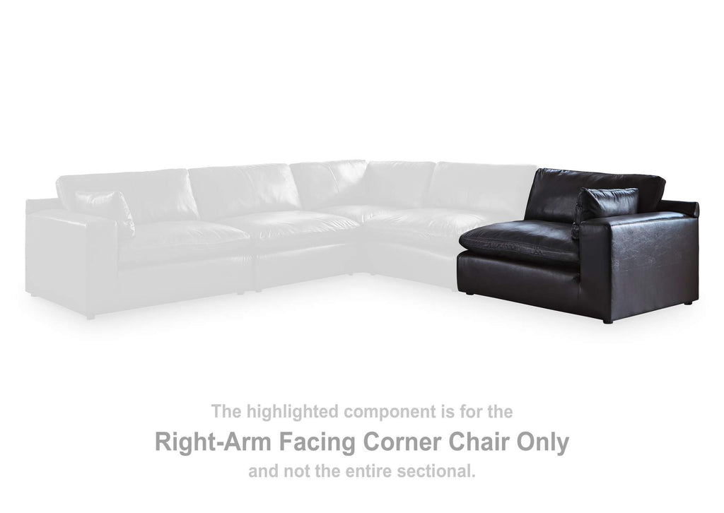Emilia Leather Modular Sofa and Loveseat