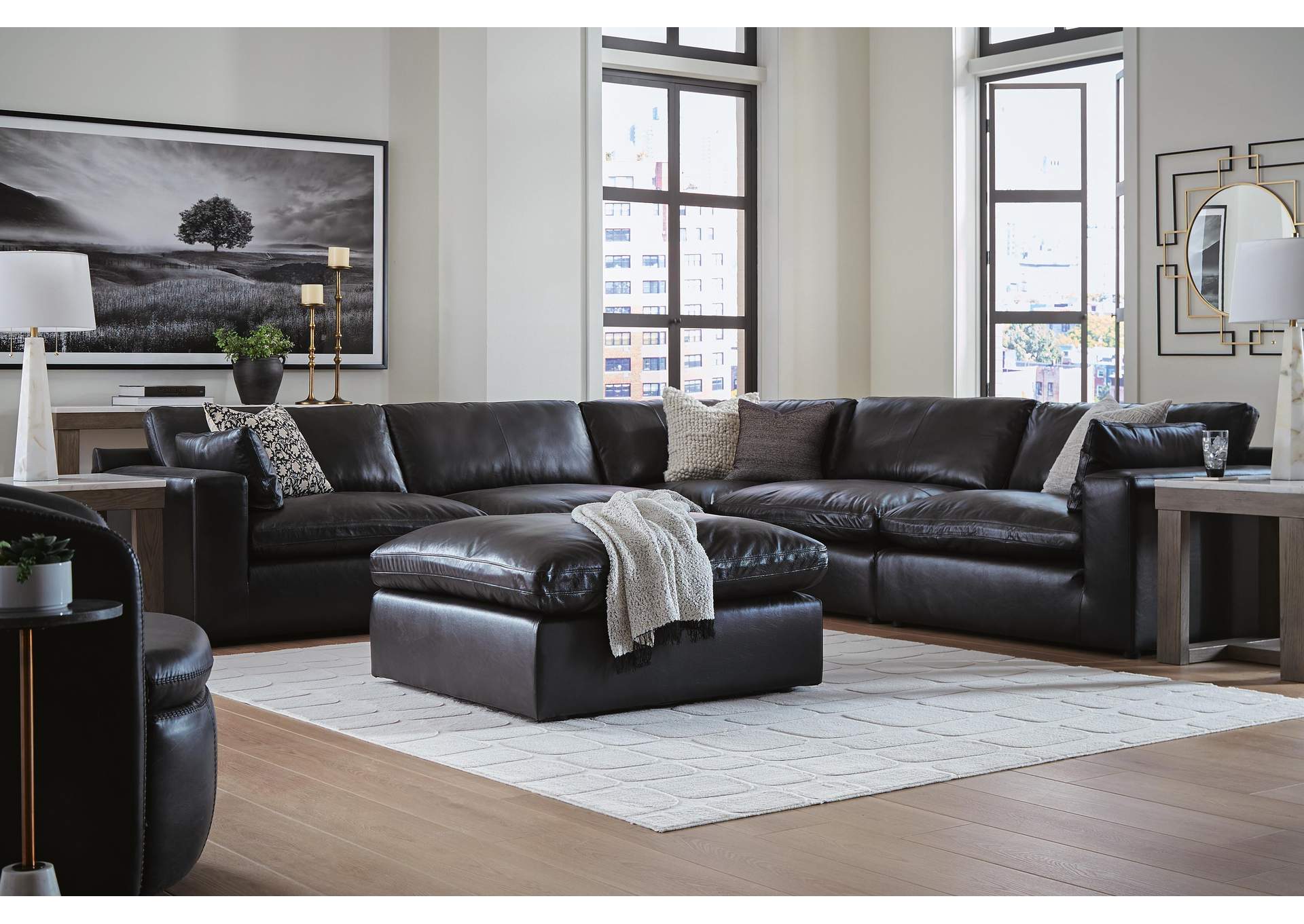 Emilia Oversized Accent Ottoman