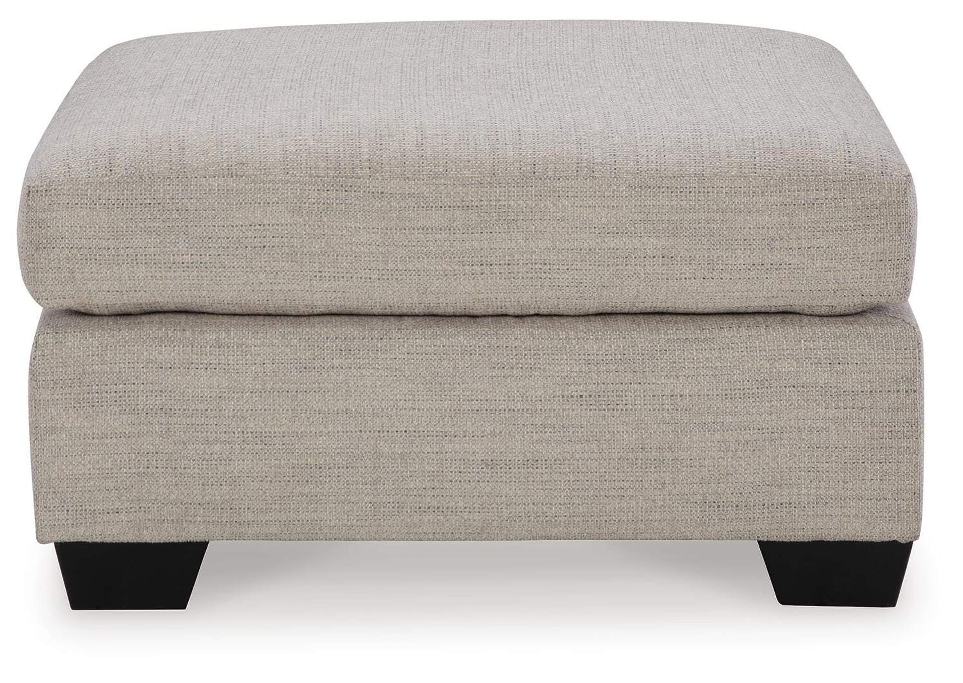 Mahoney Oversized Accent Ottoman side view