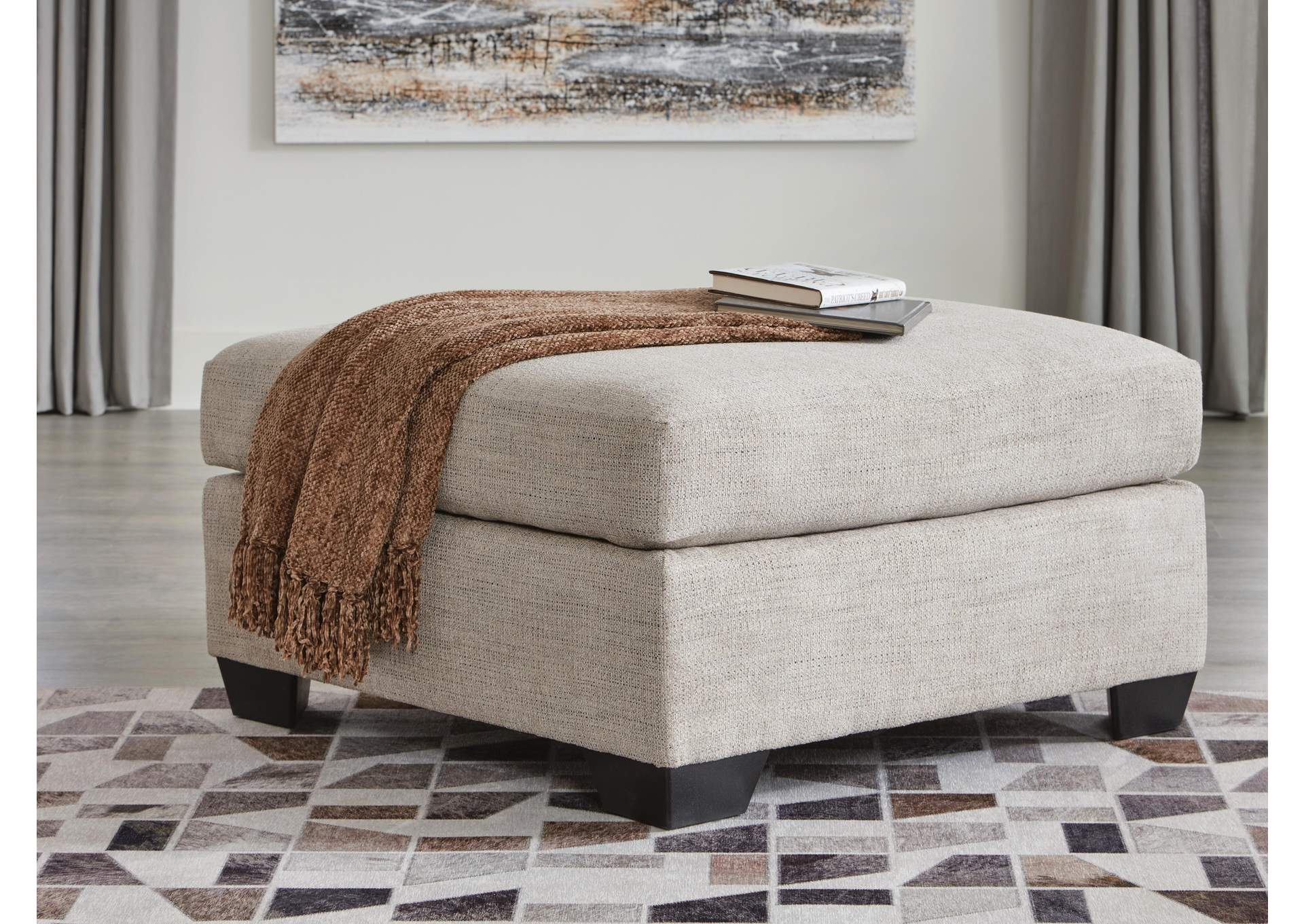 Mahoney Oversized Accent Ottoman