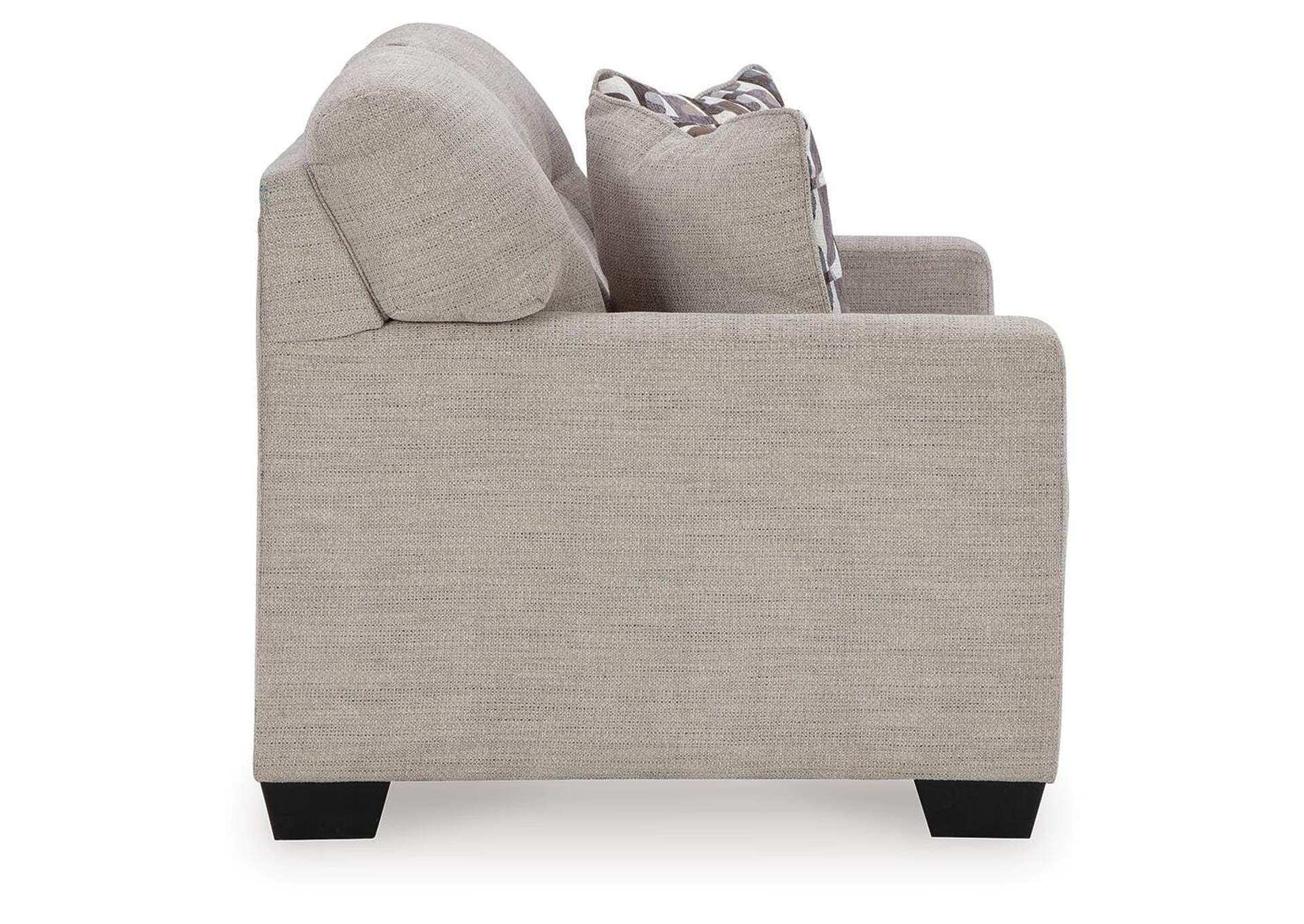 Mahoney Loveseat side view