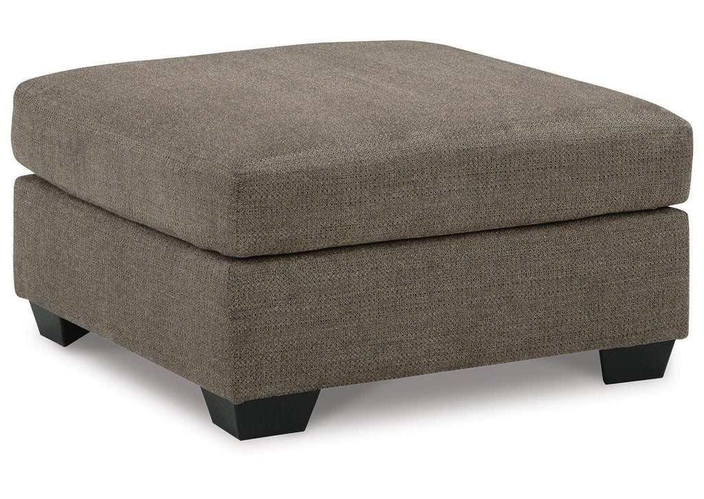 Mahoney Oversized Accent Ottoman angled view
