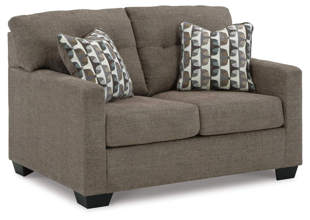 Mahoney Sofa and Loveseat angled view