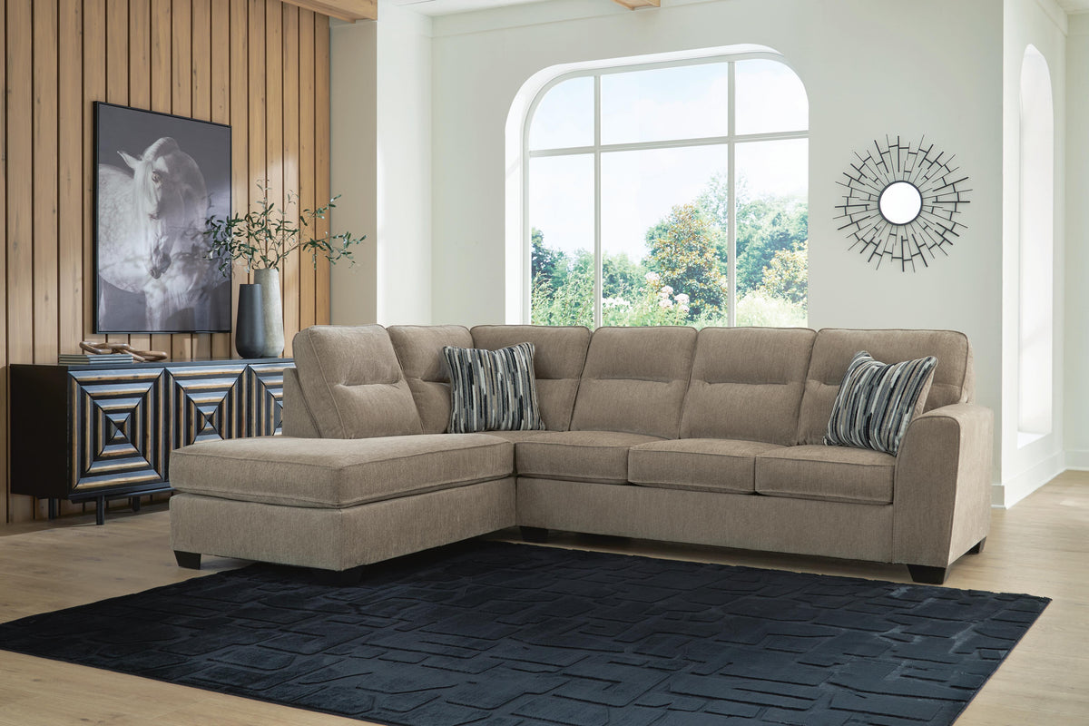 Olten sectional, 2-Piece Sectional with Chaise · Left-Facing Chaise · 117 × 88 × 40 in, view 2