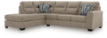 Olten sectional, 2-Piece Sectional with Chaise · Left-Facing Chaise · 117 × 88 × 40 in, view 1