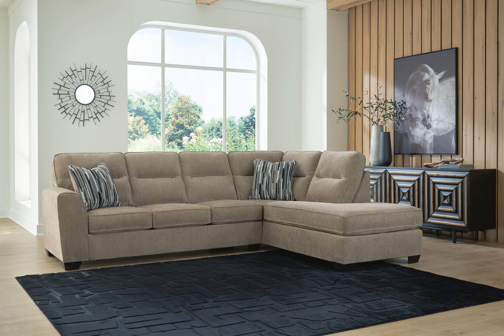 Olten sectional, 2-Piece Sectional with Chaise · Right-Facing Chaise · 117 × 88 × 40 in, view 2