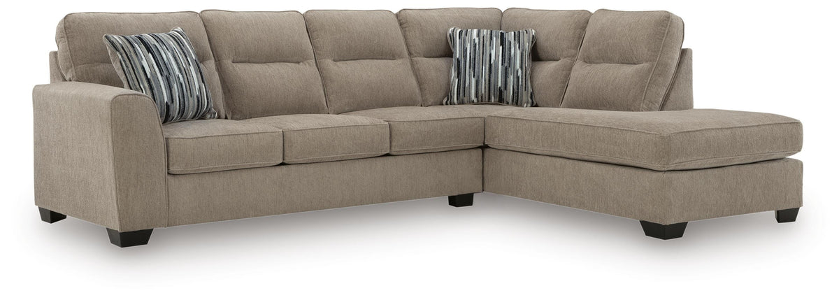 Olten sectional, 2-Piece Sectional with Chaise · Right-Facing Chaise · 117 × 88 × 40 in, view 1