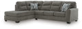 Olten sectional, 2-Piece Sectional with Chaise · Left-Facing Chaise · 117 × 88 × 40 in, view 1