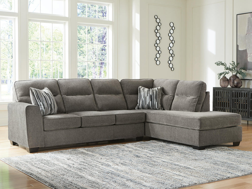 Olten sectional, 2-Piece Sectional with Chaise · Right-Facing Chaise · 117 × 88 × 40 in, view 2