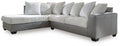 Clairette Court sectional, 2-Piece Sectional with Chaise · Left-Facing Chaise · 116 × 90 × 40 in, view 1
