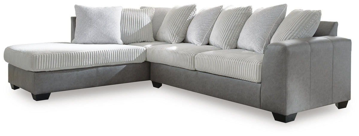 Clairette Court sectional, 2-Piece Sectional with Chaise · Left-Facing Chaise · 116 × 90 × 40 in, view 1