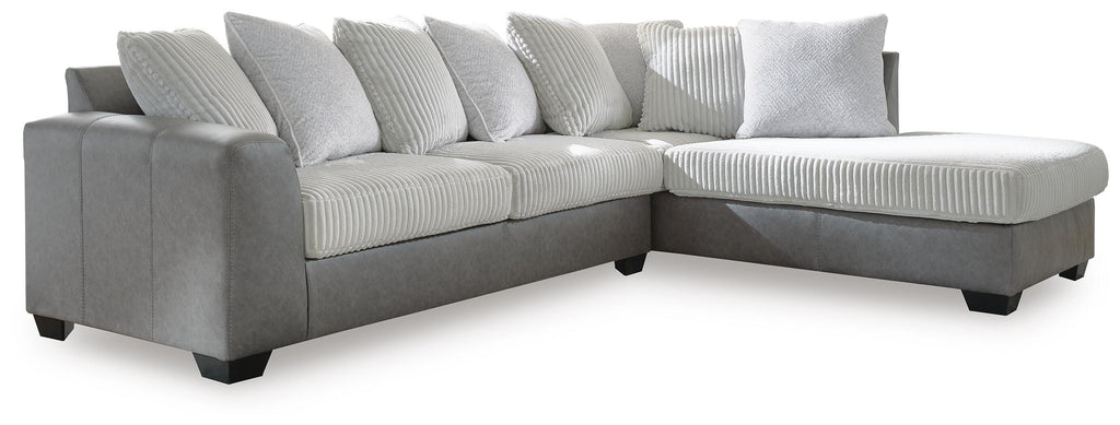 Clairette Court sectional, 2-Piece Sectional with Chaise · Right-Facing Chaise · 116 × 90 × 40 in, view 1